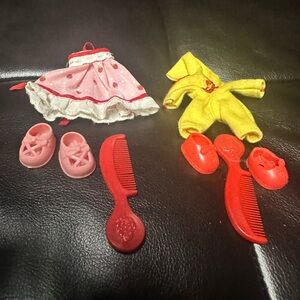 Vintage strawberry shortcake and apple dumpling outfits